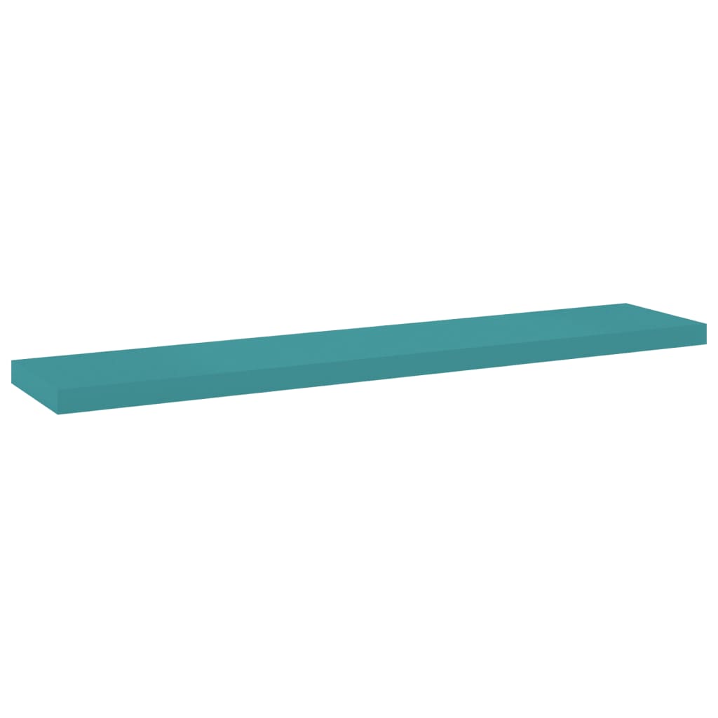 Kelluvat seinähyllyt 2 kpl sininen 120x23,5x3,8 cm MDF - Sisustajankoti.fi