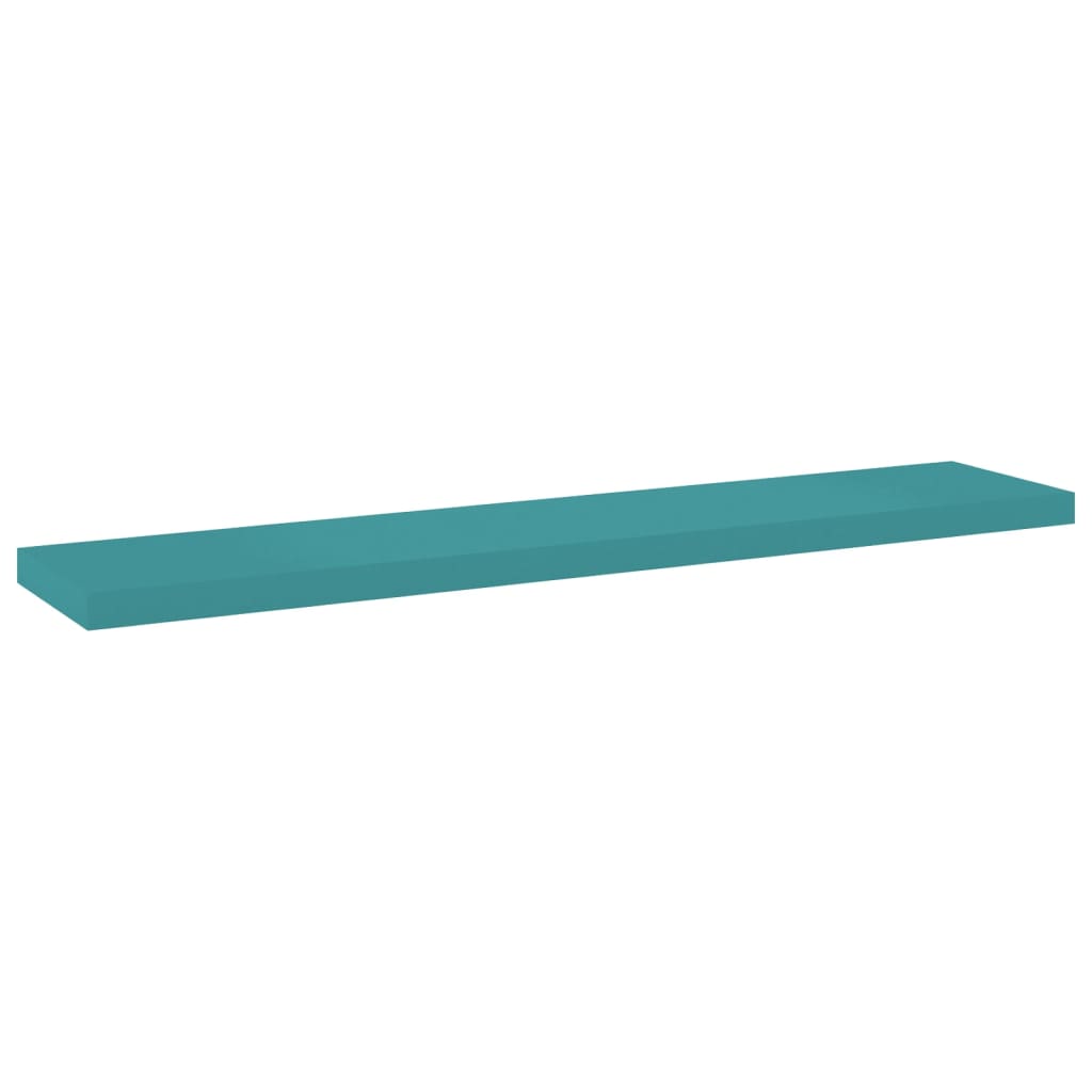 Kelluvat seinähyllyt 4 kpl sininen 120x23,5x3,8 cm MDF - Sisustajankoti.fi
