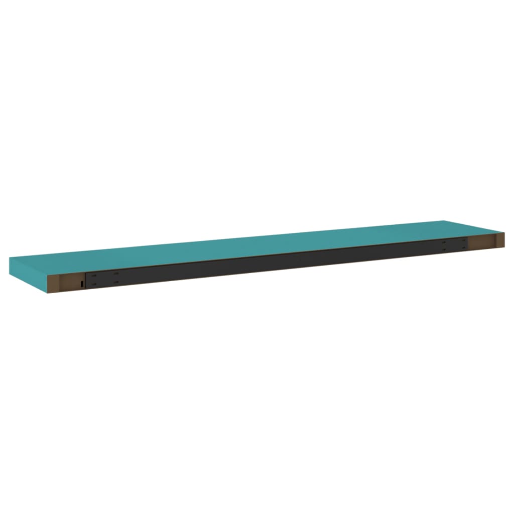 Kelluvat seinähyllyt 4 kpl sininen 120x23,5x3,8 cm MDF - Sisustajankoti.fi