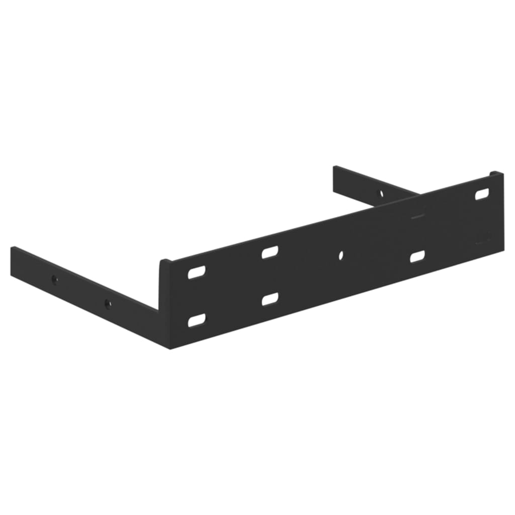 Seinäkulmahyllyt 2 kpl betoninharmaa 25x25x3,8 cm MDF - Sisustajankoti.fi