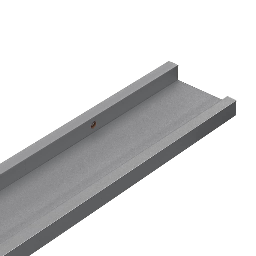 Seinähyllyt 4 kpl harmaa 40x9x3 cm - Sisustajankoti.fi