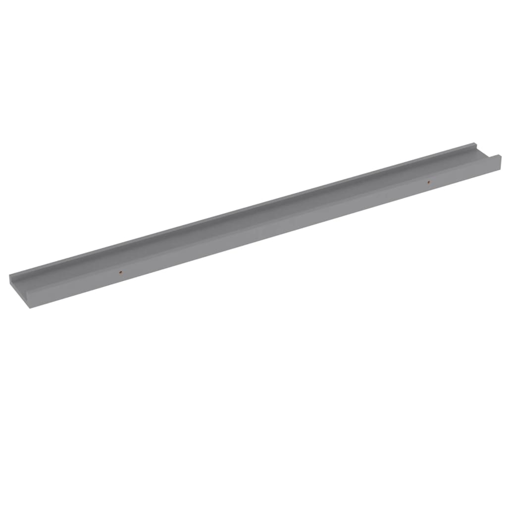 Seinähyllyt 4 kpl harmaa100x9x3 cm - Sisustajankoti.fi