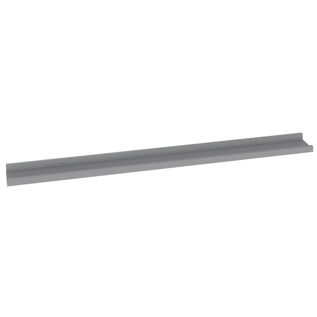 Seinähyllyt 4 kpl harmaa100x9x3 cm - Sisustajankoti.fi