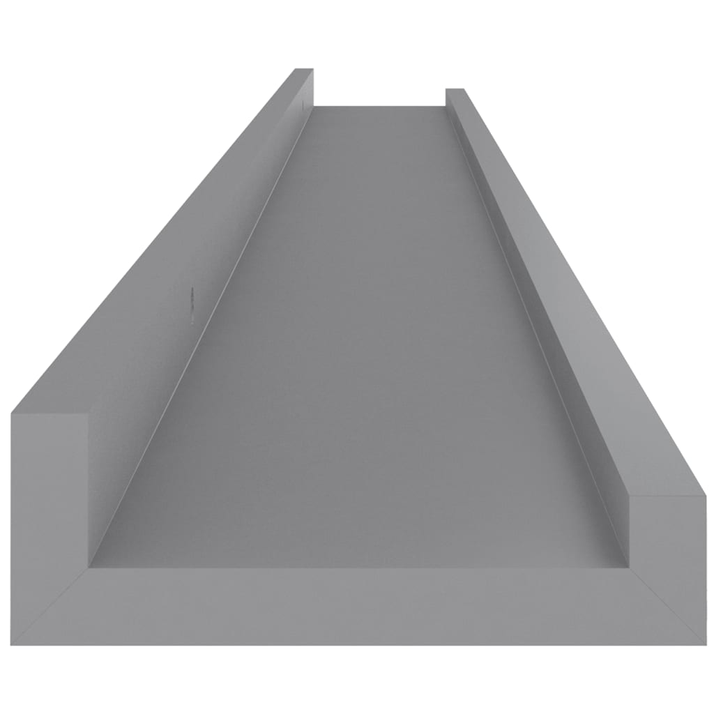 Seinähyllyt 4 kpl harmaa100x9x3 cm - Sisustajankoti.fi