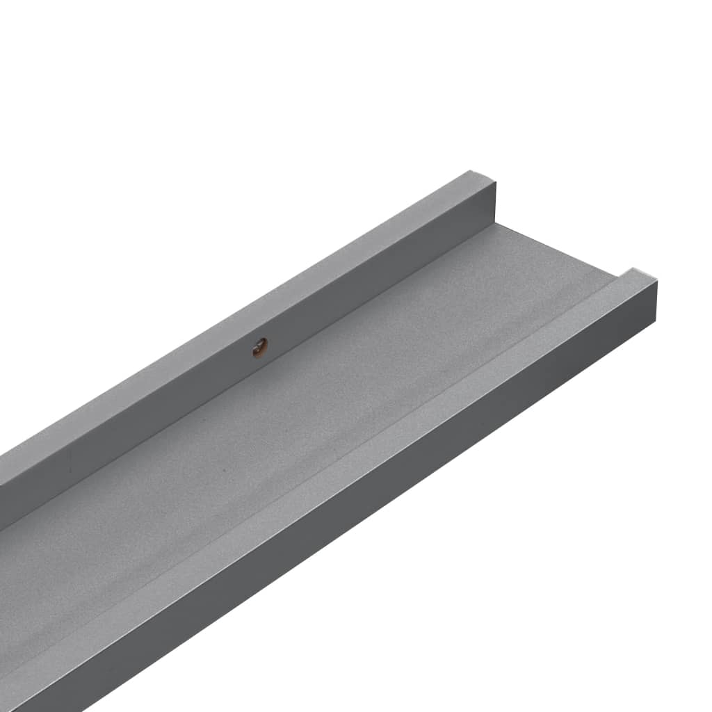Seinähyllyt 4 kpl harmaa100x9x3 cm - Sisustajankoti.fi