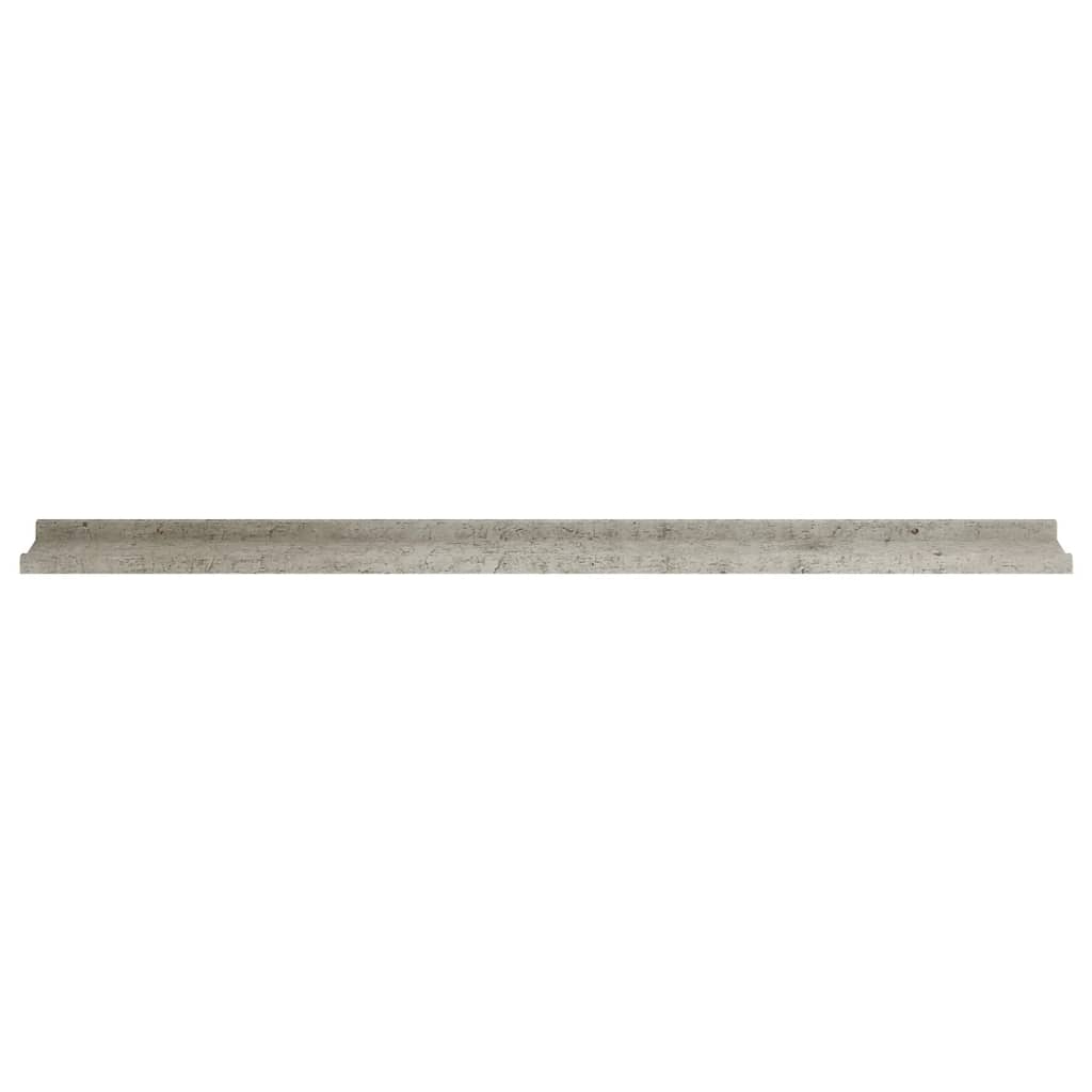 Seinähyllyt 4 kpl betoninharmaa 115x9x3 cm - Sisustajankoti.fi