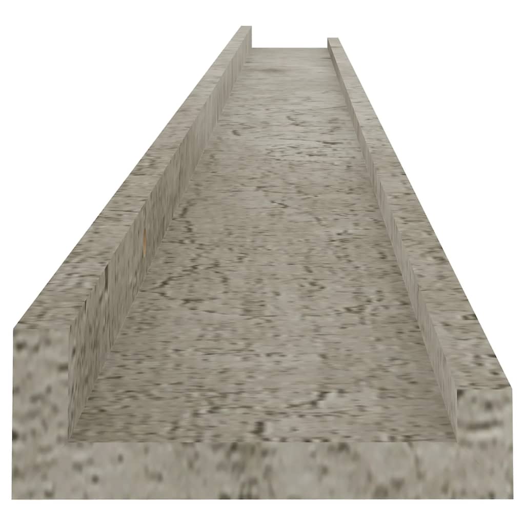 Seinähyllyt 4 kpl betoninharmaa 115x9x3 cm - Sisustajankoti.fi