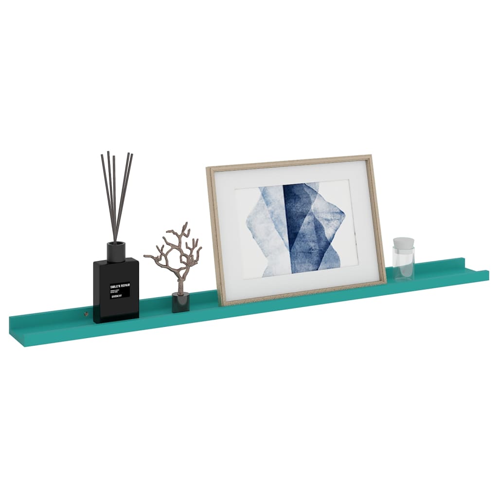 Seinähyllyt 4 kpl sininen 100x9x3 cm - Sisustajankoti.fi