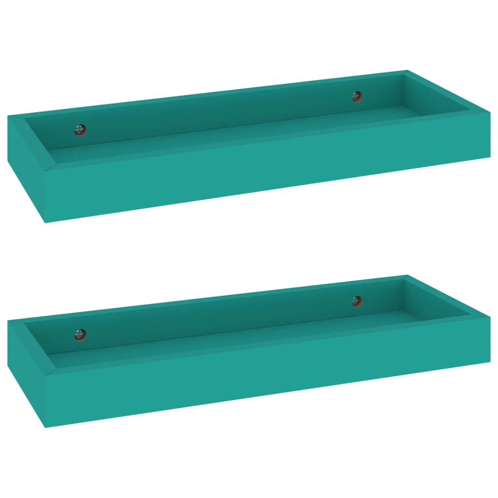 Loggia seinähyllyt 2 kpl sininen 40x15x4 cm MDF - Sisustajankoti.fi