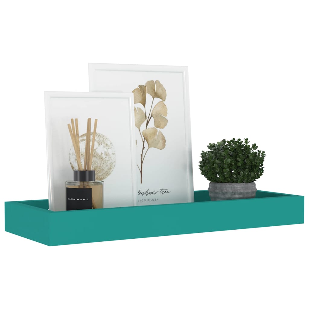 Loggia seinähyllyt 4 kpl sininen 40x15x4 cm MDF - Sisustajankoti.fi