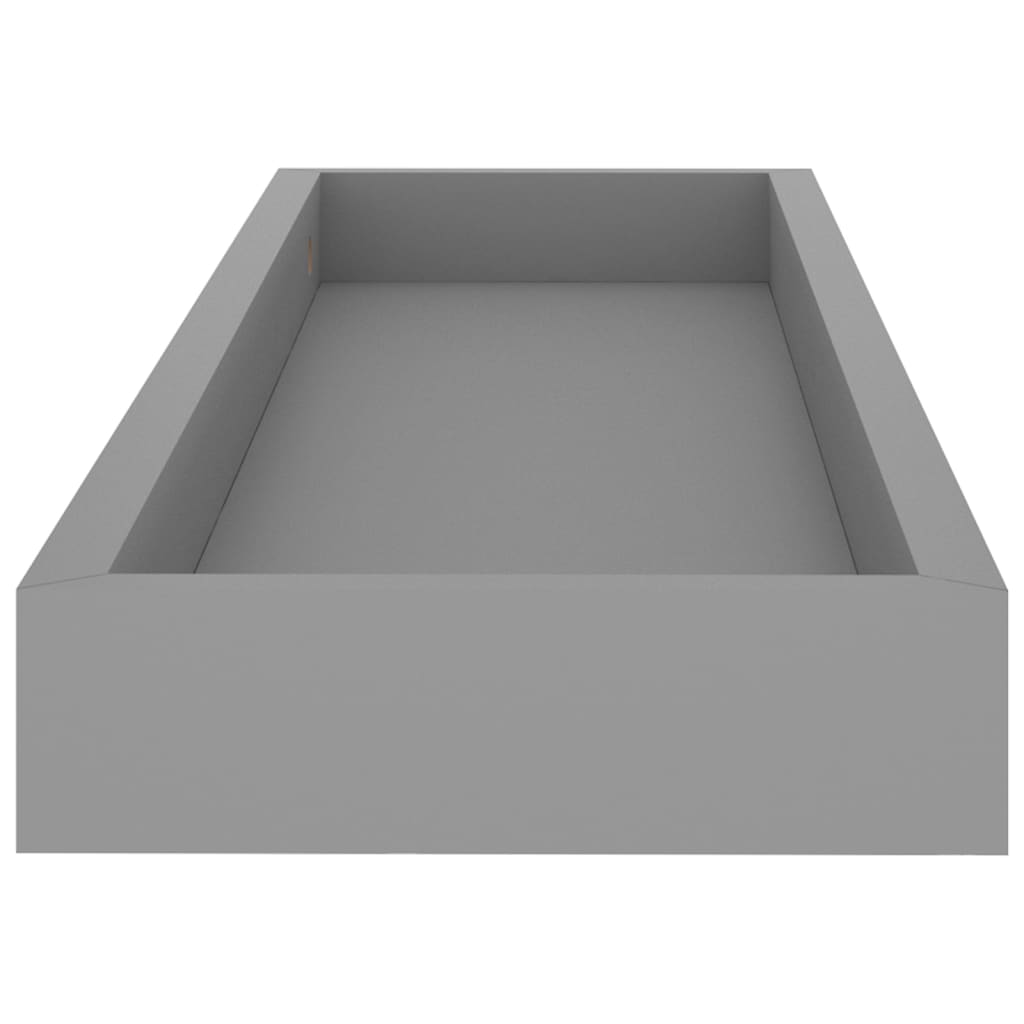 Loggia seinähyllyt 4 kpl harmaa 60x15x4 cm MDF - Sisustajankoti.fi