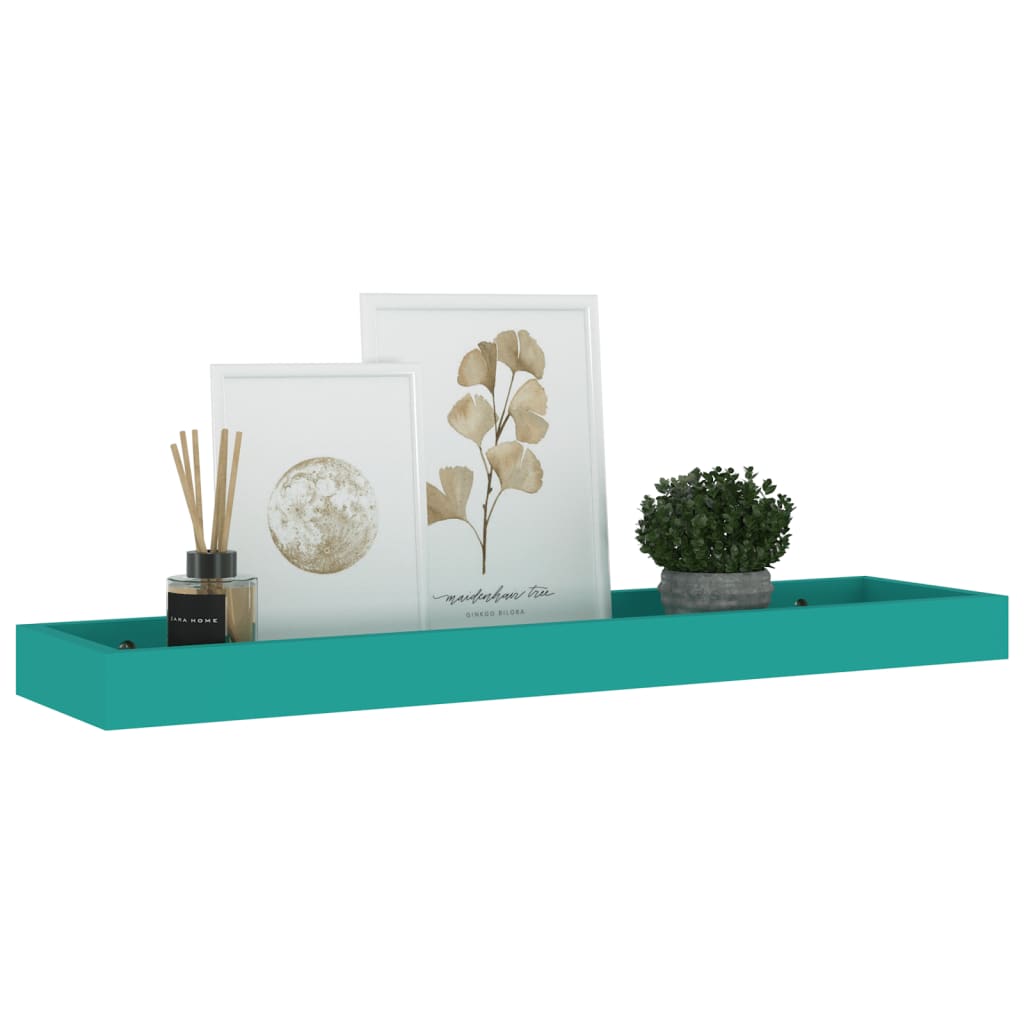 Loggia seinähyllyt 4 kpl sininen 60x15x4 cm MDF - Sisustajankoti.fi