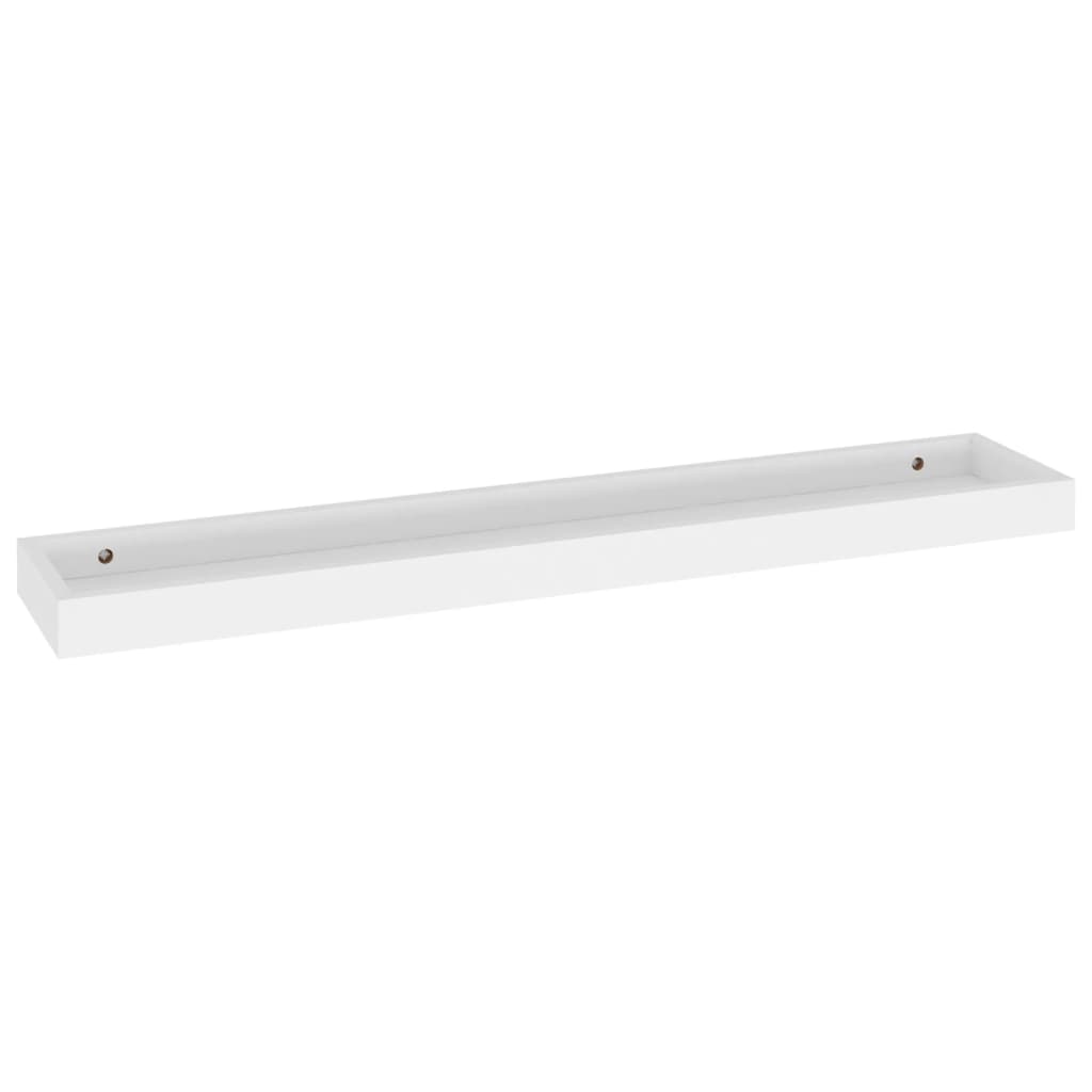 Loggia seinähyllyt 2 kpl valkoinen 80x15x4 cm MDF - Sisustajankoti.fi