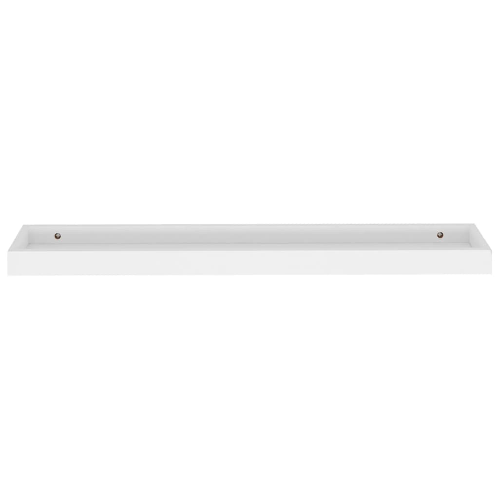 Loggia seinähyllyt 2 kpl valkoinen 80x15x4 cm MDF - Sisustajankoti.fi