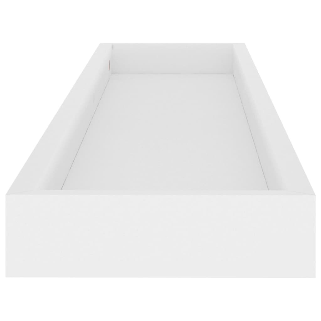Loggia seinähyllyt 2 kpl valkoinen 80x15x4 cm MDF - Sisustajankoti.fi