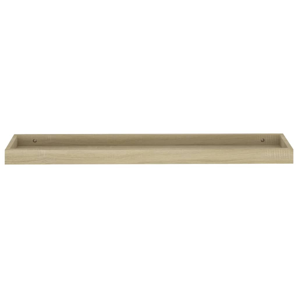 Loggia seinähyllyt 2 kpl tammi 80x15x4 cm MDF - Sisustajankoti.fi