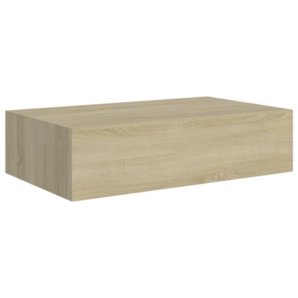 Seinälaatikkohylly tammi 40x23,5x10 cm MDF - Sisustajankoti.fi