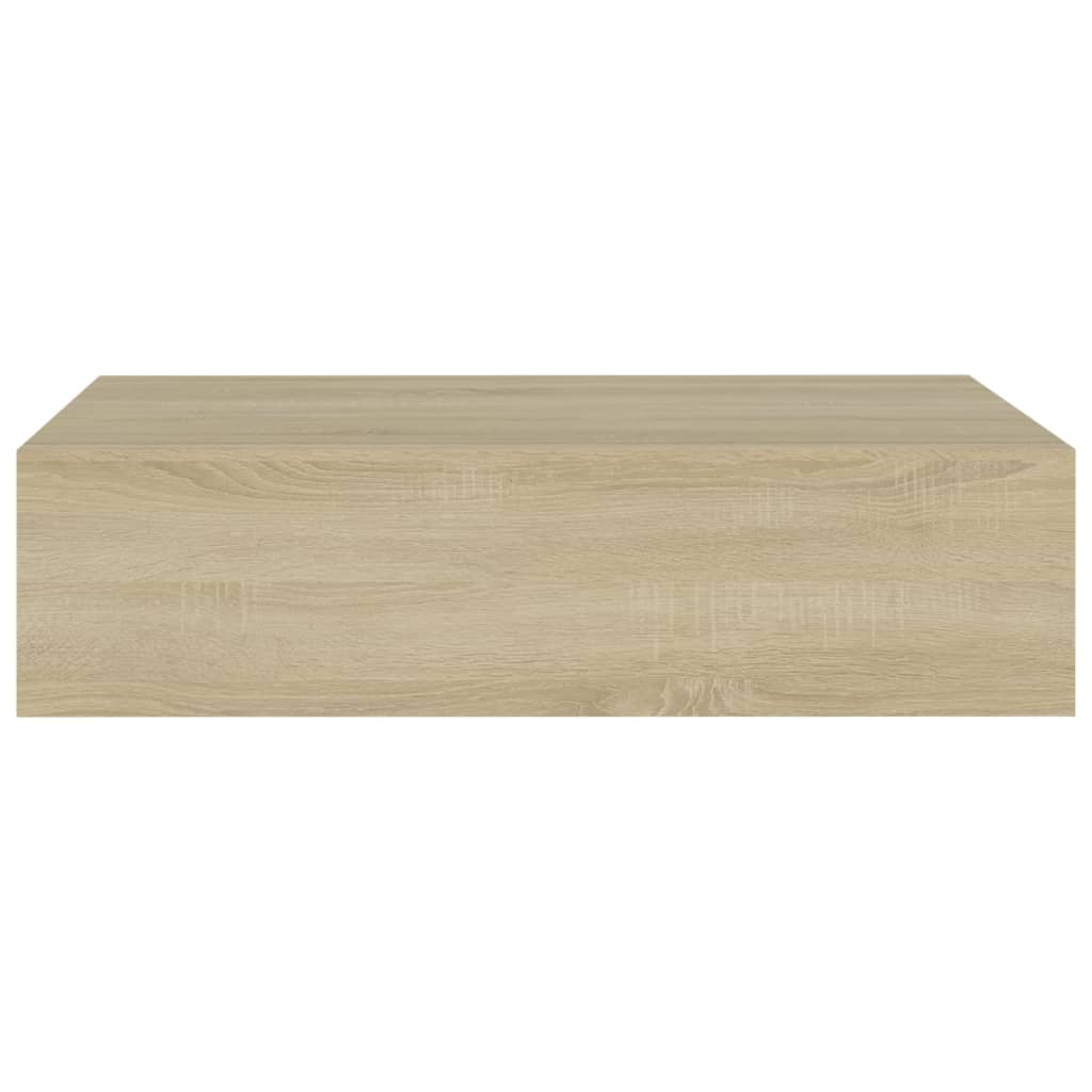 Seinälaatikkohylly tammi 40x23,5x10 cm MDF - Sisustajankoti.fi