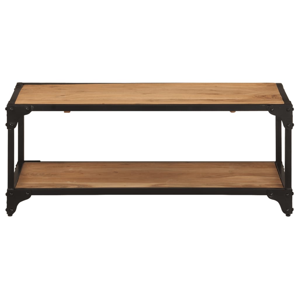 Sohvapöytä 90x45x35 cm täysi akaasiapuu - Sisustajankoti.fi