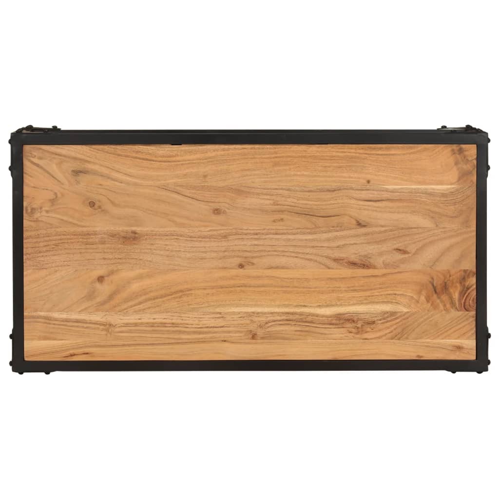 Sohvapöytä 90x45x35 cm täysi akaasiapuu - Sisustajankoti.fi