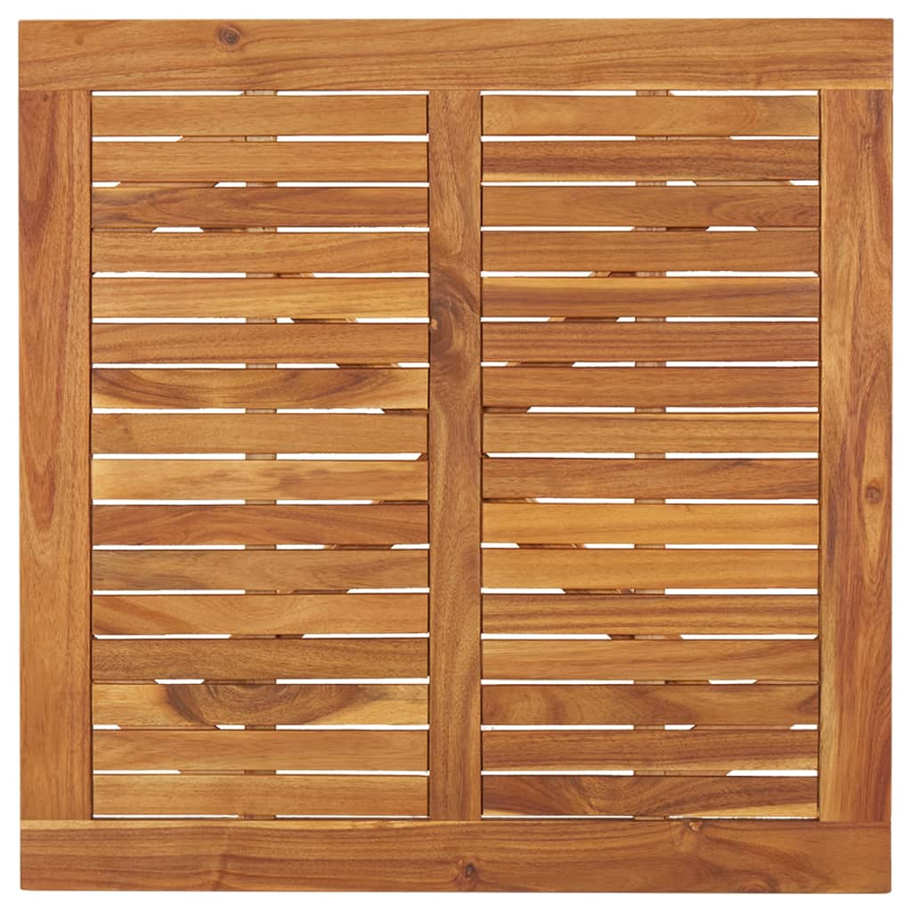 Puutarhapöytä 85x85x75 cm täysi akasiapuu - Sisustajankoti.fi