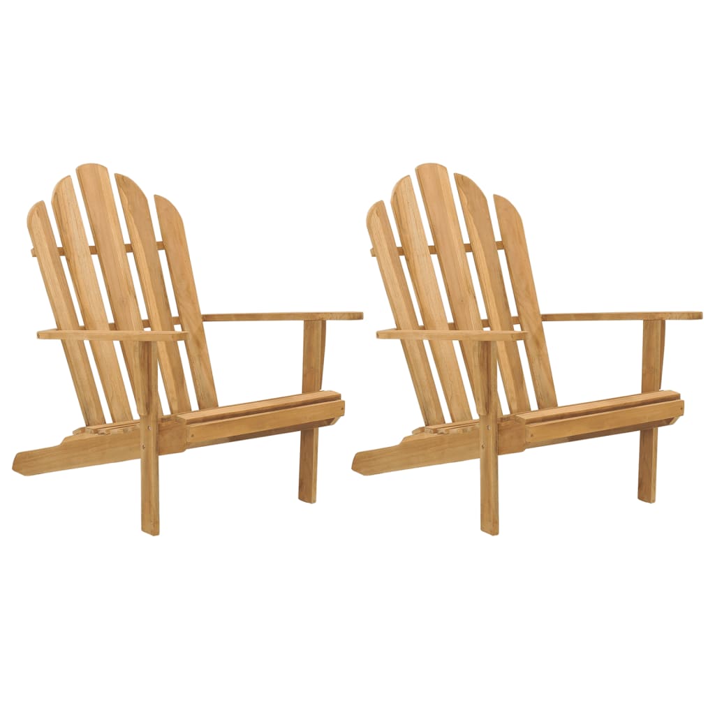 Adirondack tuolit 2 kpl täysi tiikki - Sisustajankoti.fi