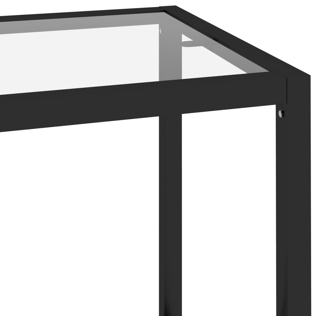Konsolipöytä läpinäkyvä 100x36x168 cm karkaistu lasi - Sisustajankoti.fi