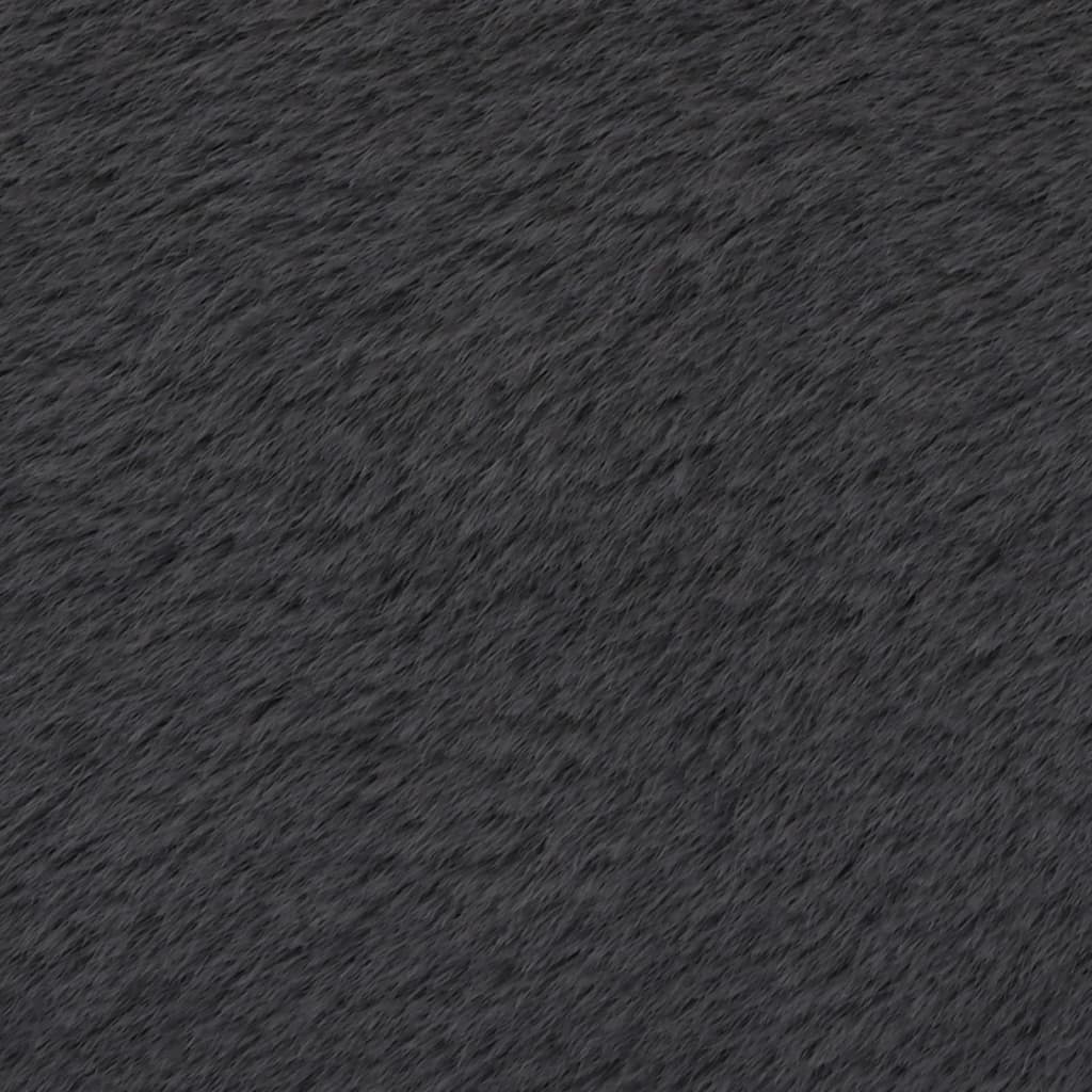 Matto jäniksen tekoturkis 200x300 cm antrasiitti - Sisustajankoti.fi