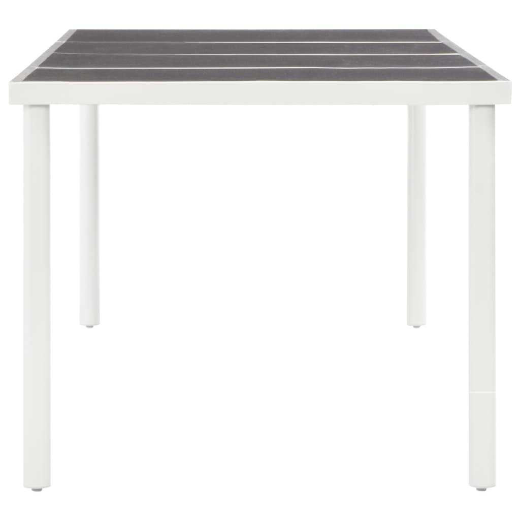 11-osainen Ulkoruokailuryhmä teräs musta - Sisustajankoti.fi