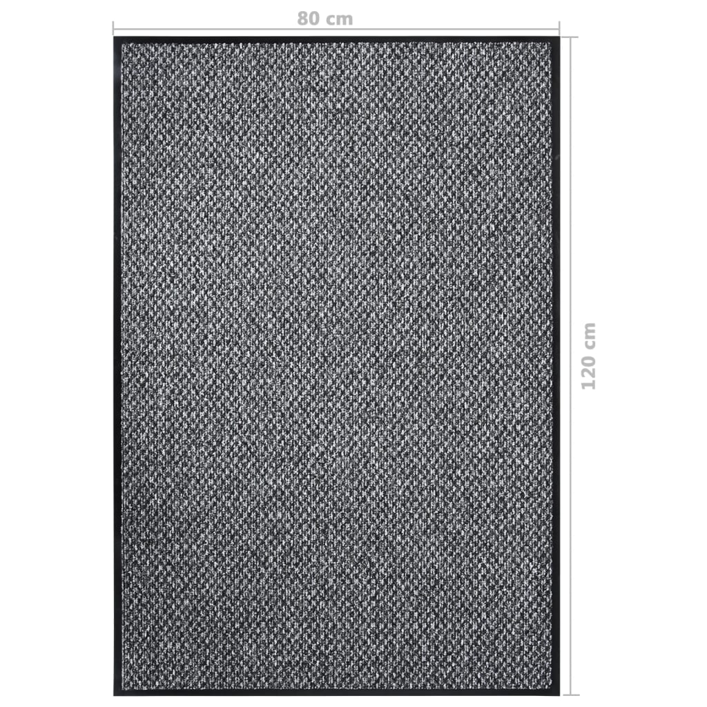 Ovimatto harmaa 80x120 cm - Sisustajankoti.fi
