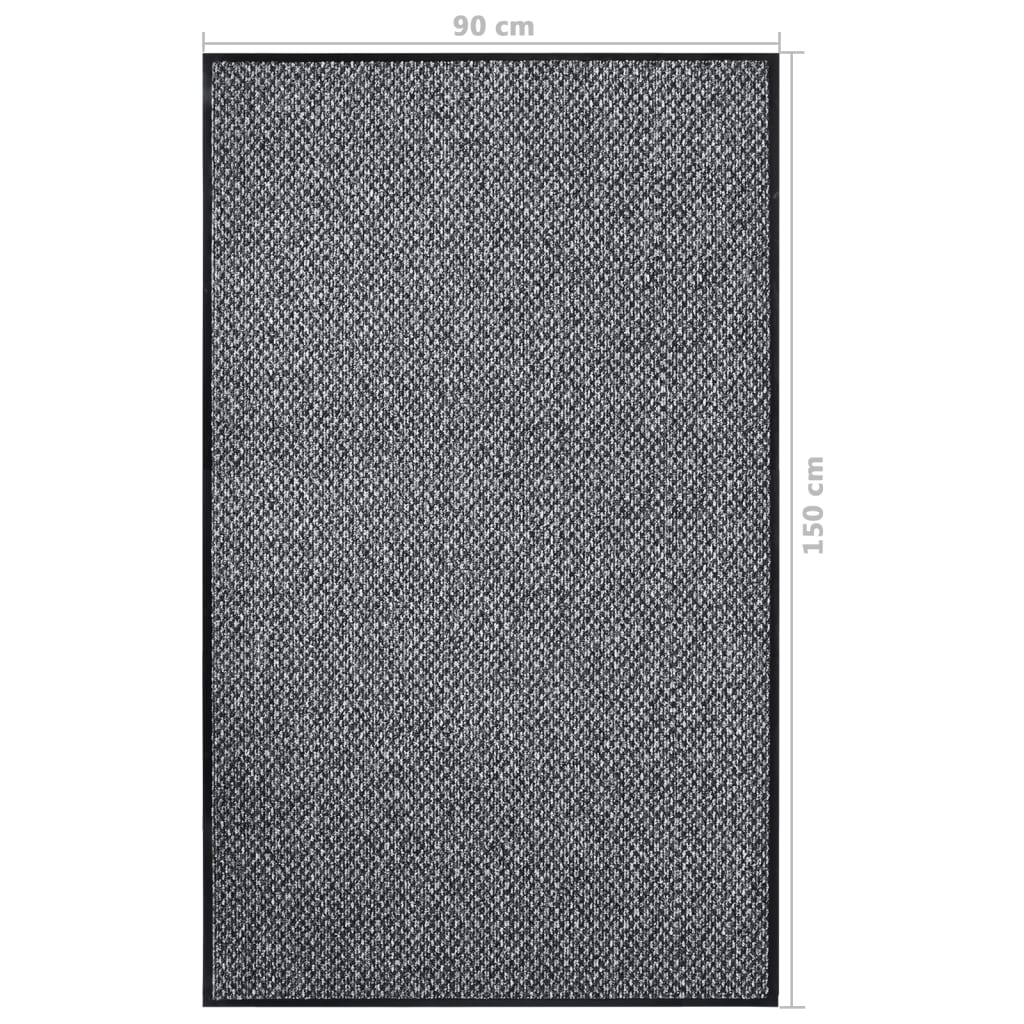 Ovimatto harmaa 90x150 cm - Sisustajankoti.fi