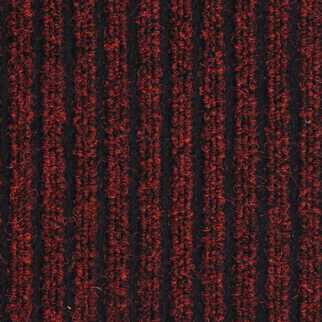 Ovimatto raidallinen punainen 80x120 cm - Sisustajankoti.fi