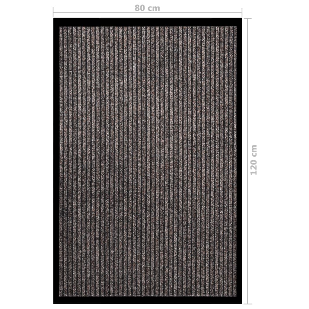 Ovimatto raidallinen beige 80x120 cm - Sisustajankoti.fi