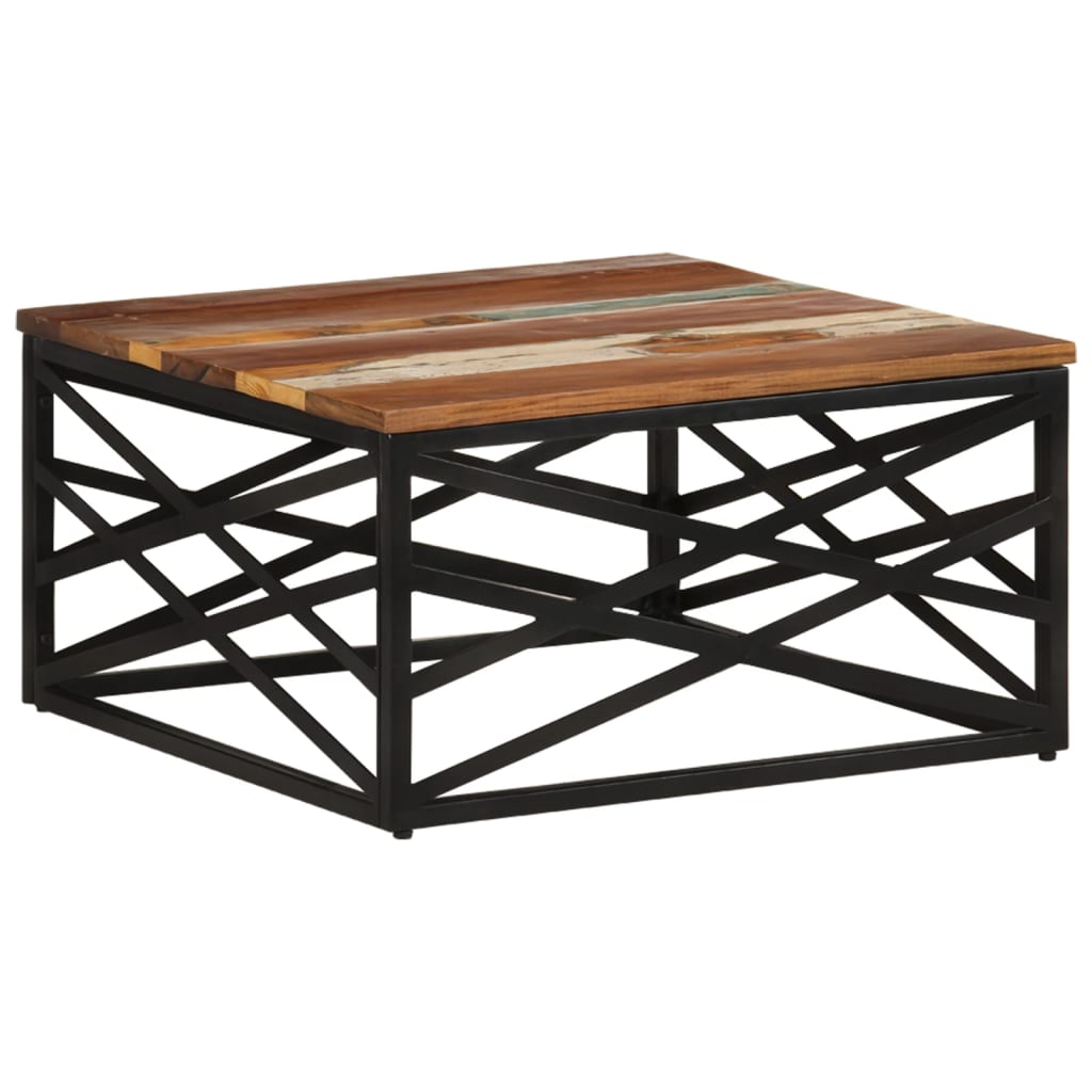 Sohvapöytä 68x68x35 cm kierrätetty täyspuu - Sisustajankoti.fi