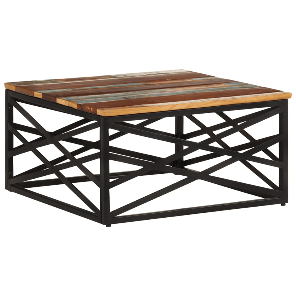 Sohvapöytä 68x68x35 cm kierrätetty täyspuu - Sisustajankoti.fi