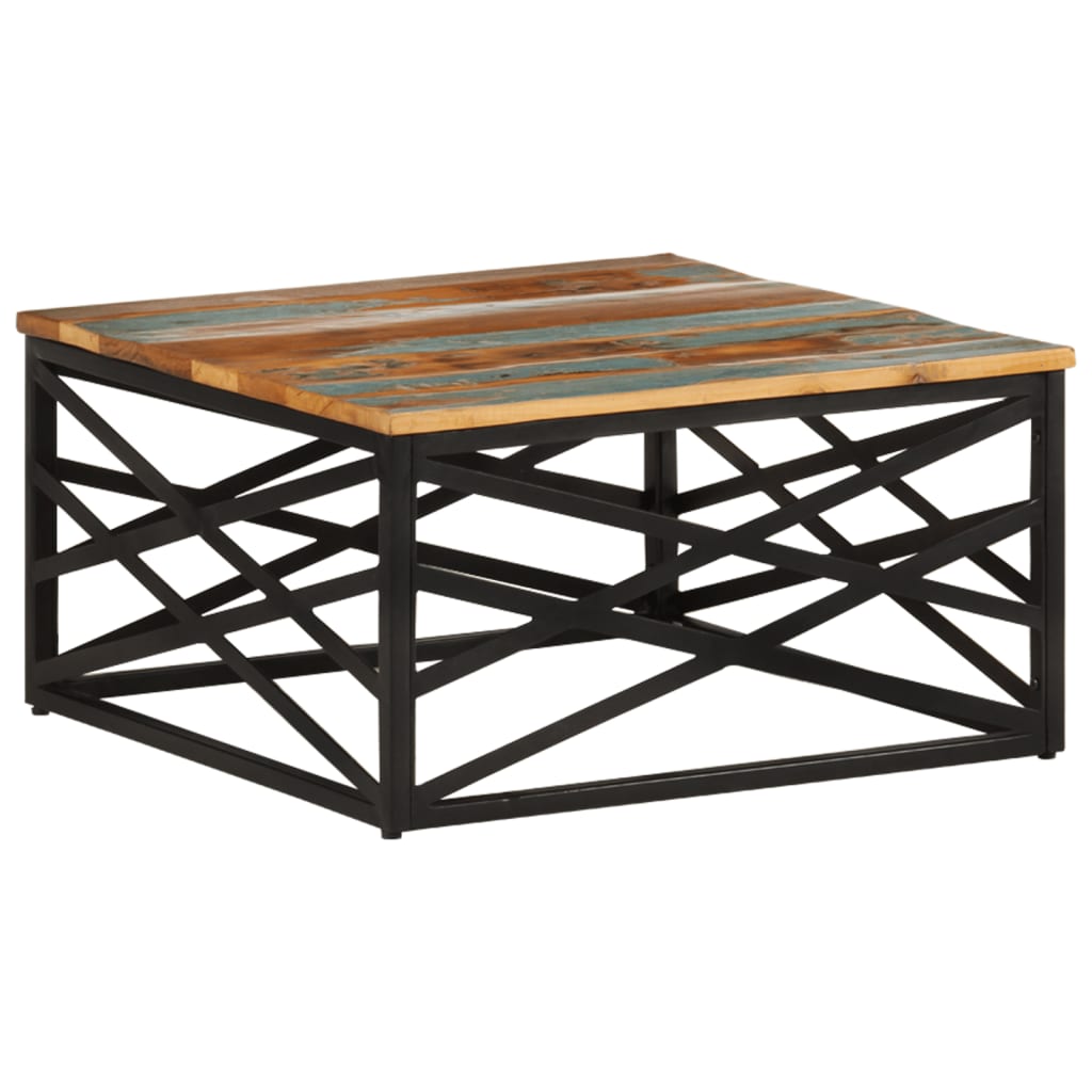 Sohvapöytä 68x68x35 cm kierrätetty täyspuu - Sisustajankoti.fi