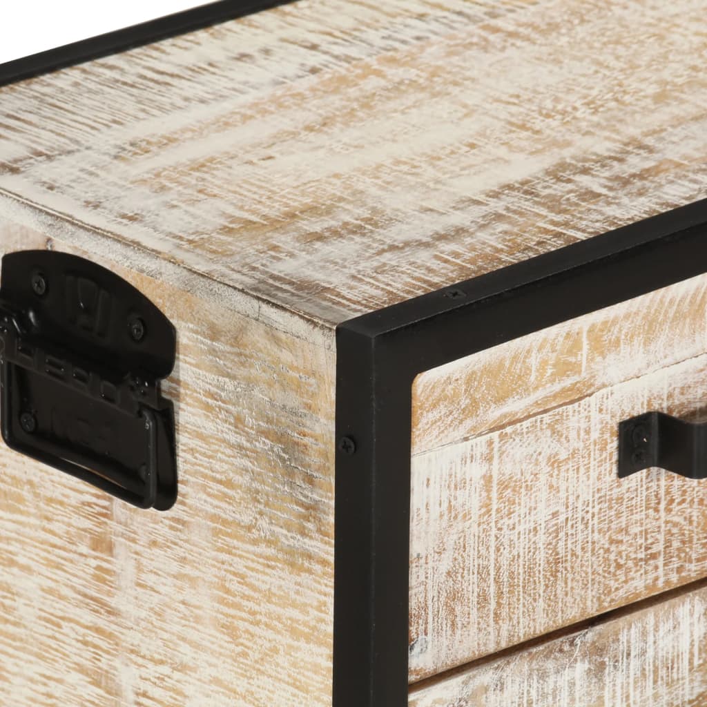 TV-taso 110x30x41 cm täysi akaasiapuu - Sisustajankoti.fi