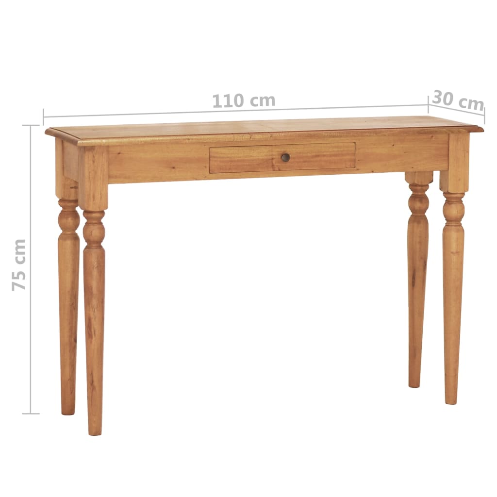 Konsolipöytä 110x30x75 cm täysi mahonki - Sisustajankoti.fi