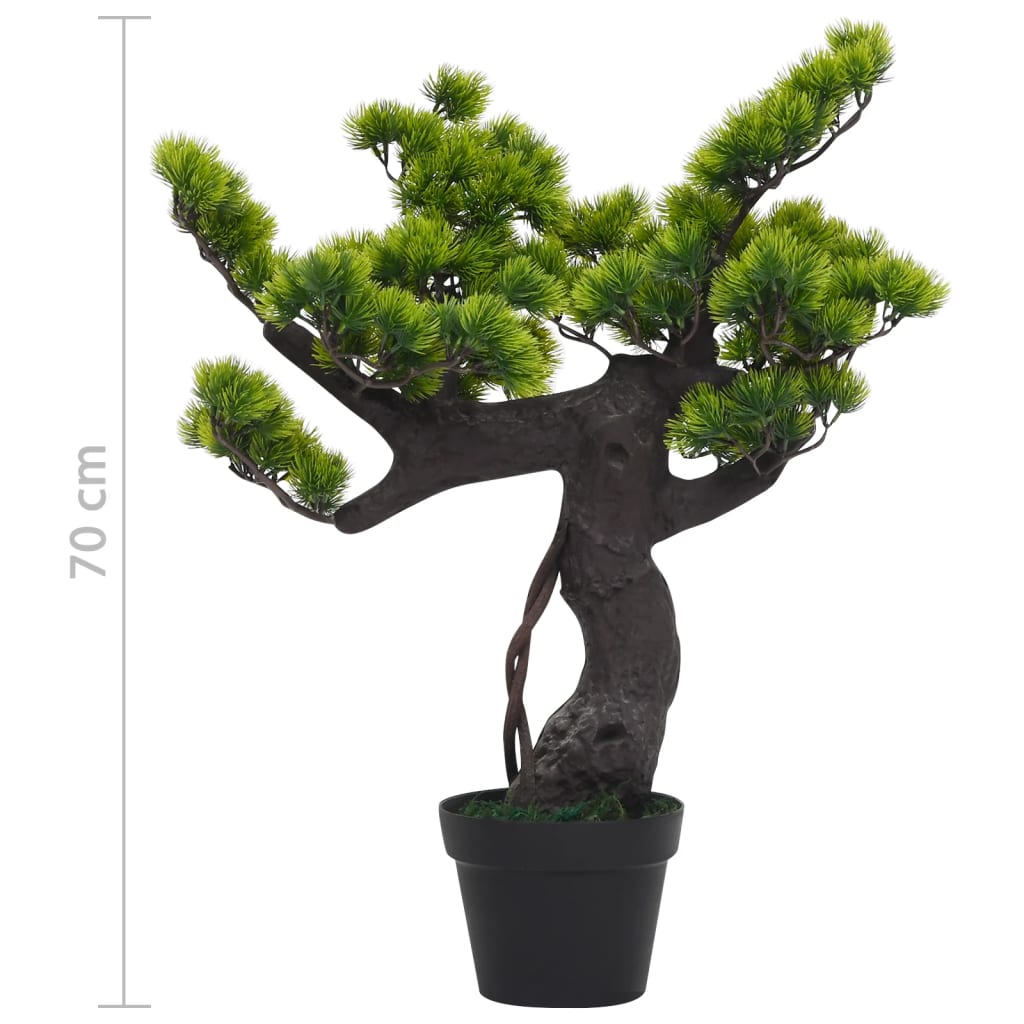 Tekokasvi bonsaipuu mänty ruukulla 70 cm vihreä - Sisustajankoti.fi