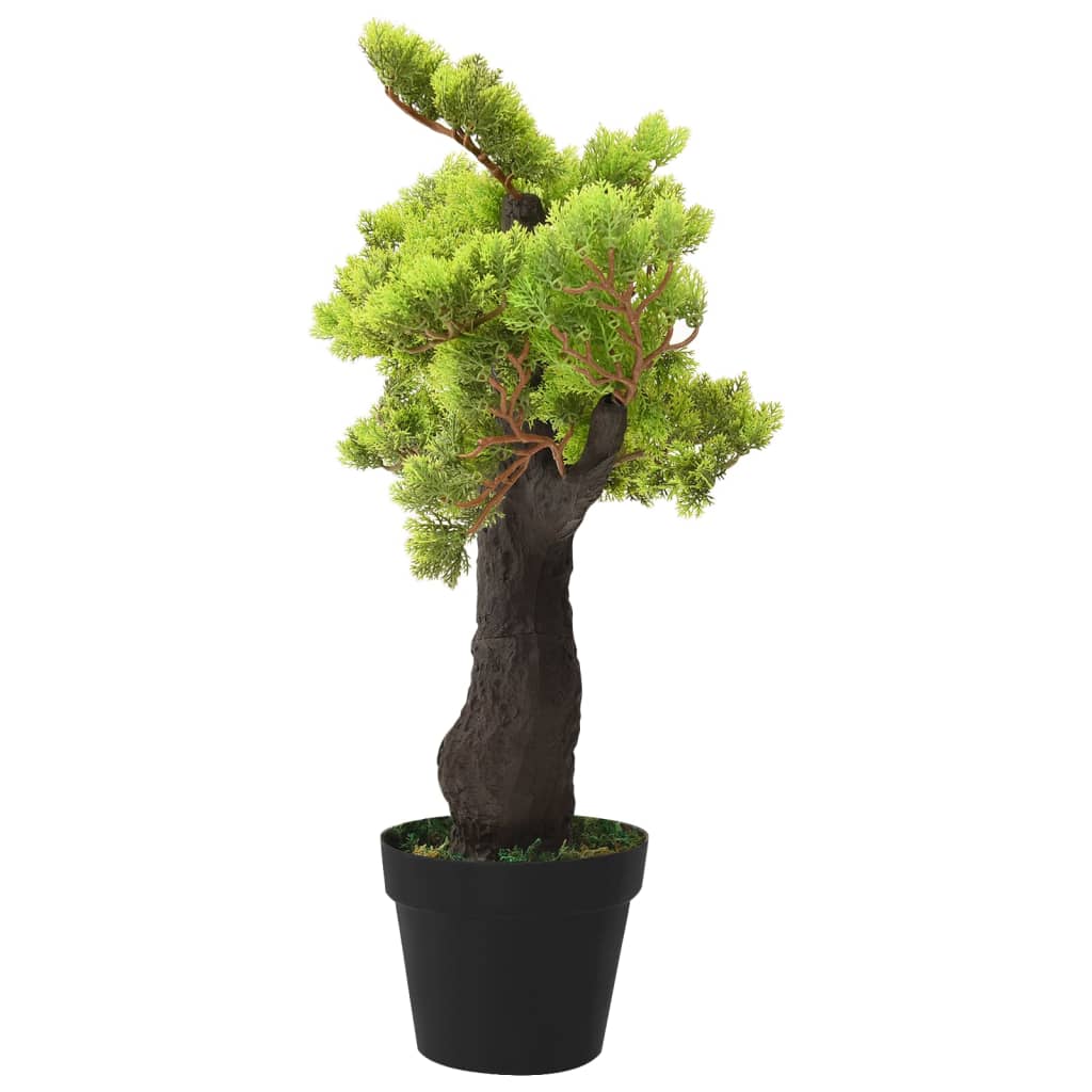 Tekokasvi bonsaipuu sypressi ruukulla 70 cm vihreä - Sisustajankoti.fi
