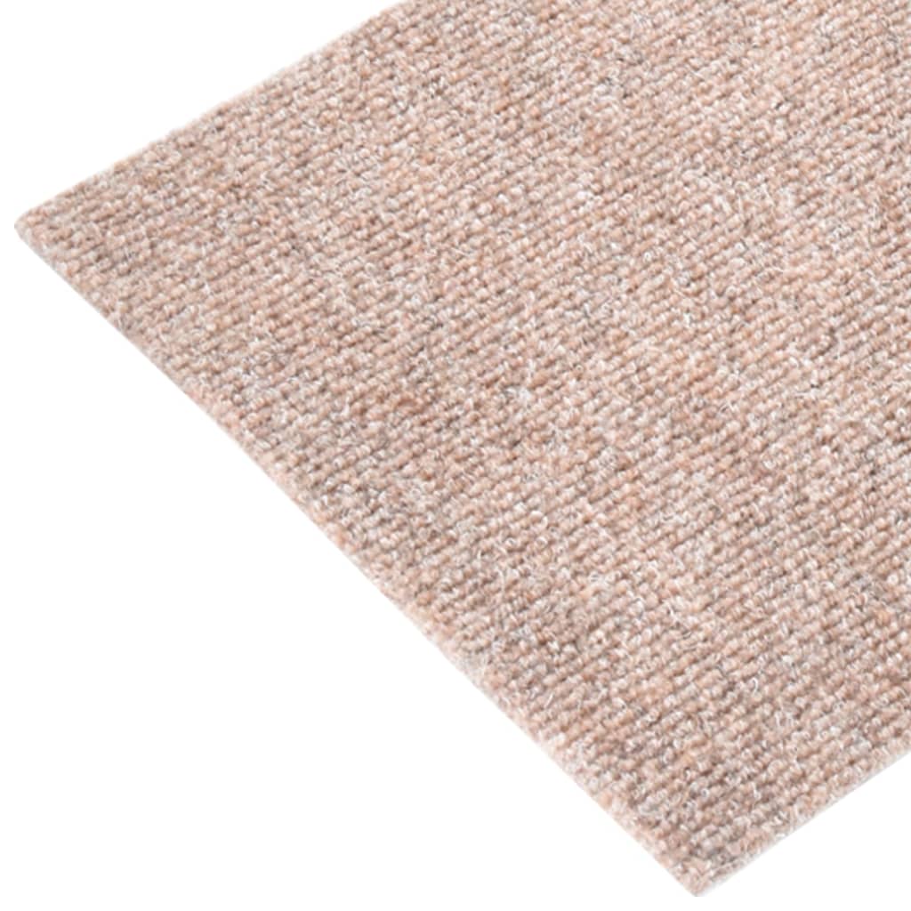 Itsekiinnittyvät porrasmatot suorakaide 15 kpl 60x25 cm ruskea - Sisustajankoti.fi