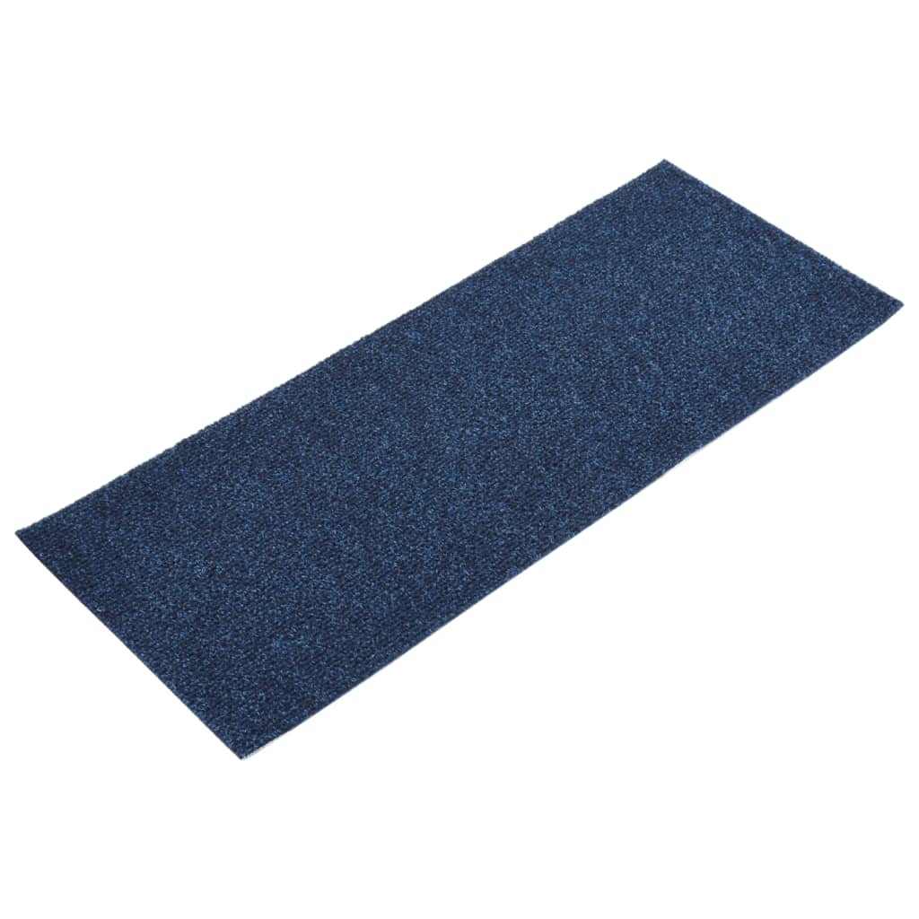 Itsekiinnittyvät porrasmatot suorakaide 15 kpl 60x25 cm sininen - Sisustajankoti.fi