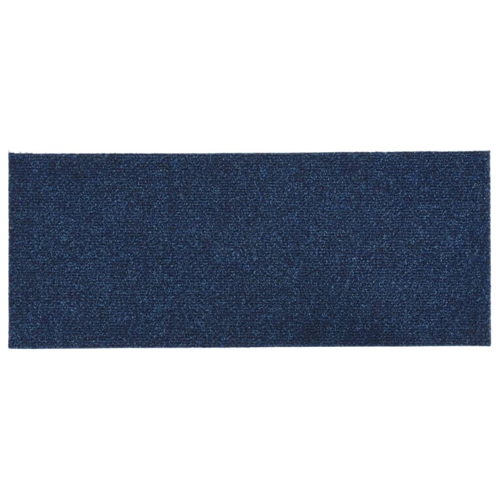 Itsekiinnittyvät porrasmatot suorakaide 15 kpl 60x25 cm sininen - Sisustajankoti.fi