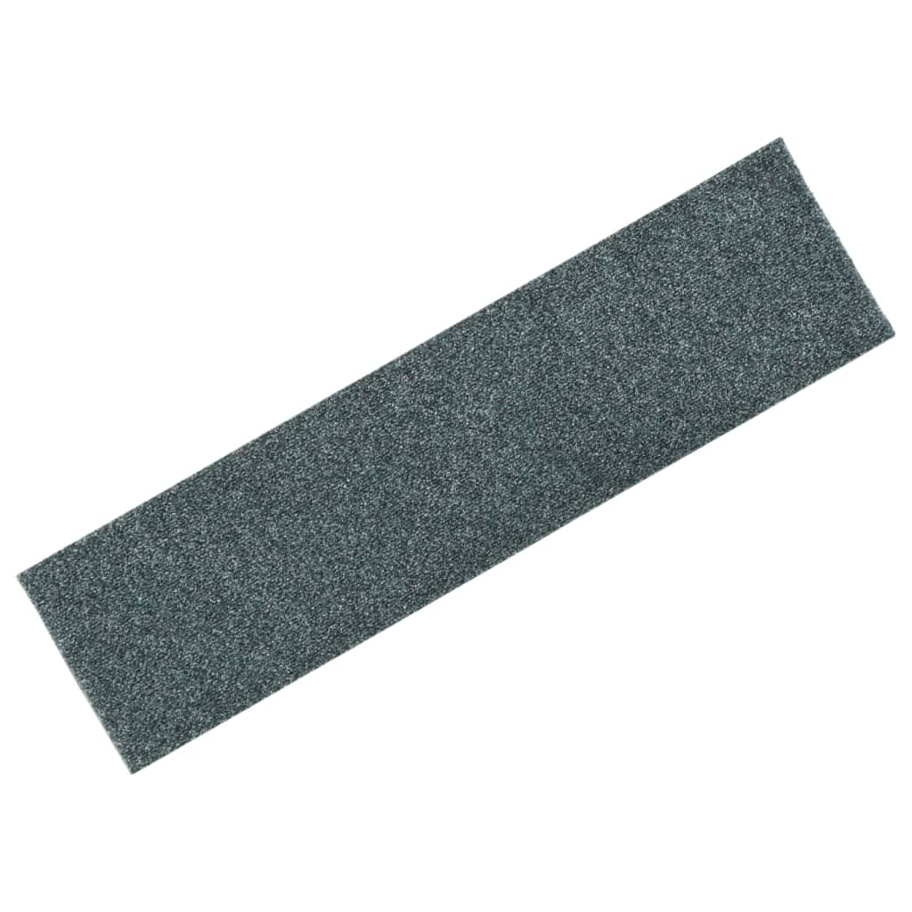 Itsekiinnittyvät porrasmatot suorakaide 15 kpl 76x20 cm vihreä - Sisustajankoti.fi