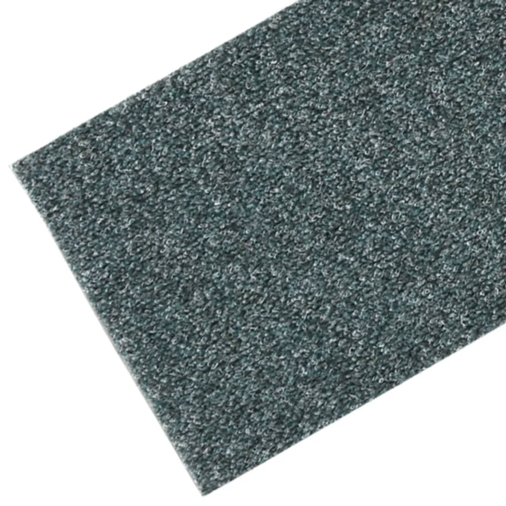 Itsekiinnittyvät porrasmatot suorakaide 15 kpl 76x20 cm vihreä - Sisustajankoti.fi