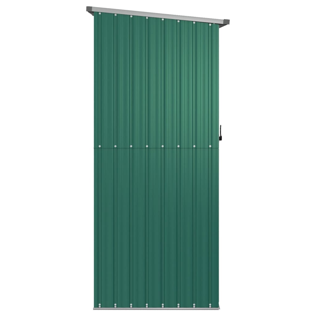 Puutarhavaja vihreä 180,5x97x209,5 cm galvanoitu teräs - Sisustajankoti.fi