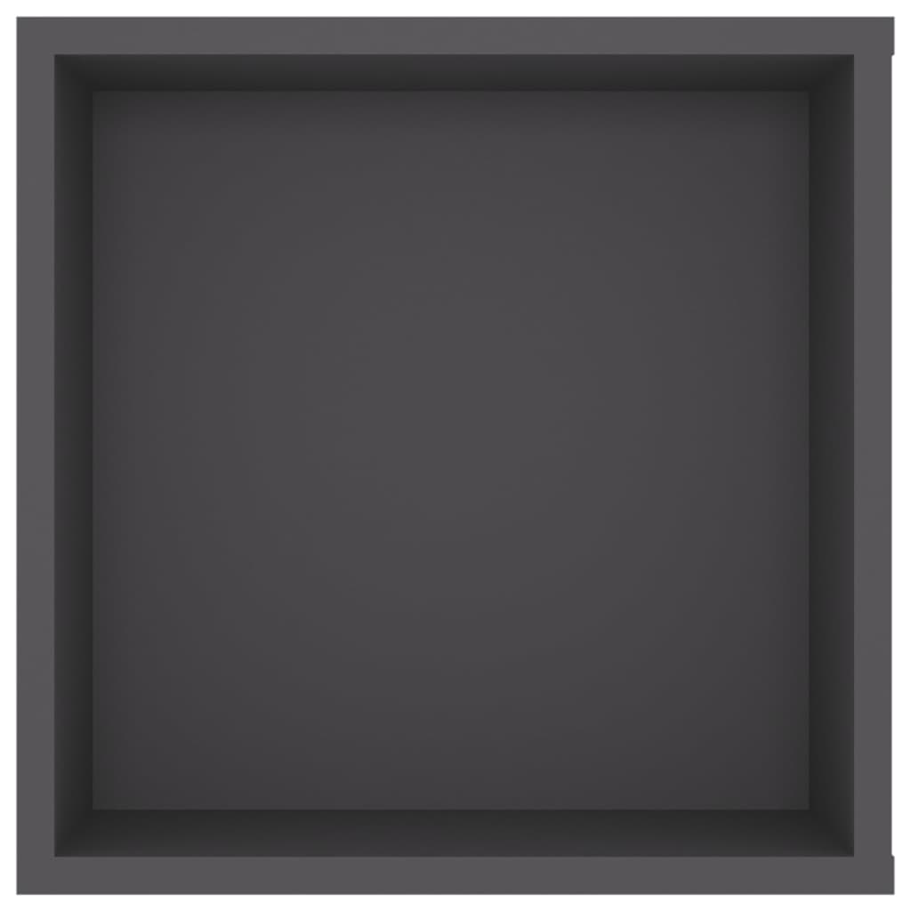 Seinäkiinnitettävä TV-taso harmaa 102x35x35cm lastulevy - Sisustajankoti.fi