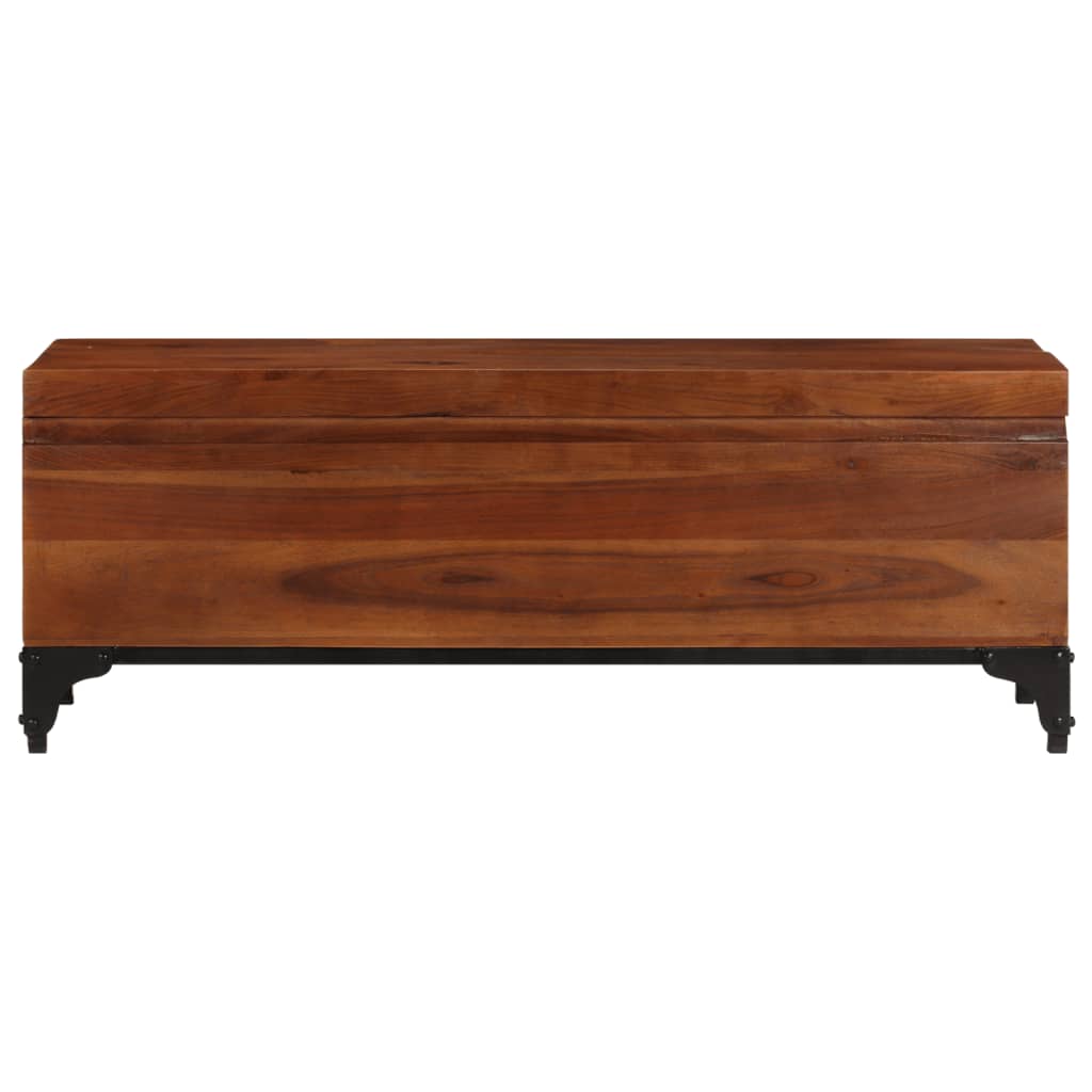 Säilytysarkku 110x35x41 cm täysi akaasiapuu - Sisustajankoti.fi