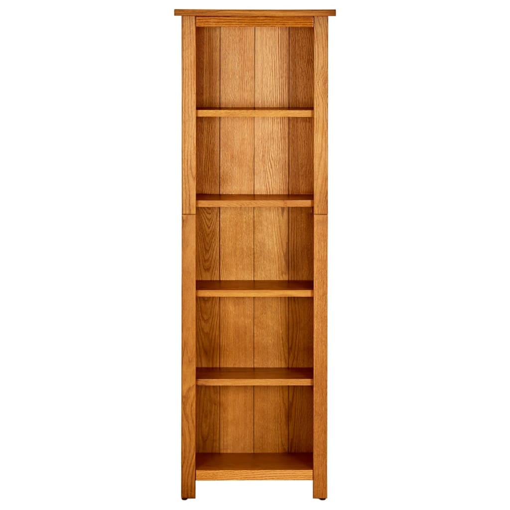 Kirjahylly 5 tasoa 45x22x140 cm täystammi - Sisustajankoti.fi