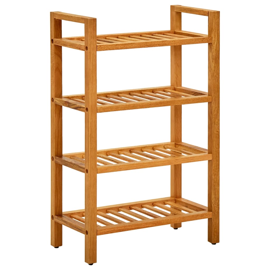 Kenkäteline 4 hyllyä 50x27x80 cm täystammi - Sisustajankoti.fi